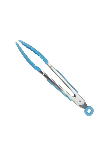 Youtek 20 Cm Islak Ve Sıcak Yemekleri Tutmak İçin Paslanmaz Çelik + Silikon Uçlu Mutfak Kelepçesi Rastgele Renk: Kırmızı, Turuncu, Yeşil, Mavi, Mor Çok Renkli