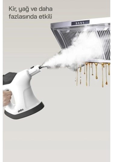 Sinbo SSC-6424 9 In 1 Çok Fonksiyonlu El Tipi Basınçlı Buharlı Temizlik Makinesi