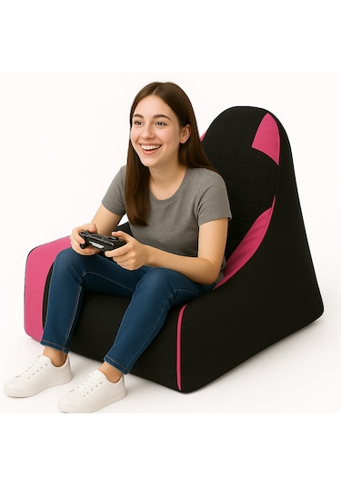 Xxl Oyuncu Koltuğu Pembe - Siyah