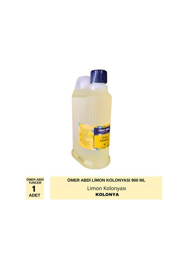 Ömer Abdi 80 Derece Limon Kolonyası 900 Ml