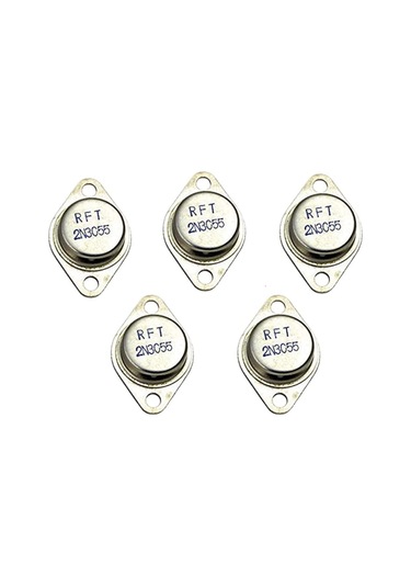 5 Adet Rft 2n3055 Transistör Npn To-3 60v 15a