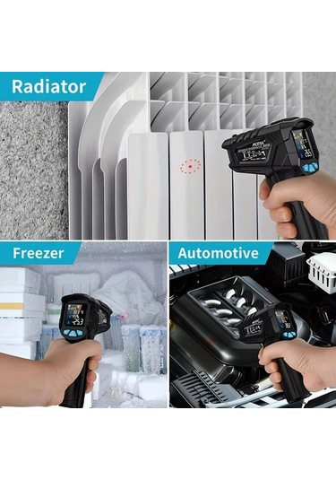 Motion003 Mestek Ir01a Dijital Kızılötesi Termometre Temassız -50 C İla 800 C Lcd Ekran P