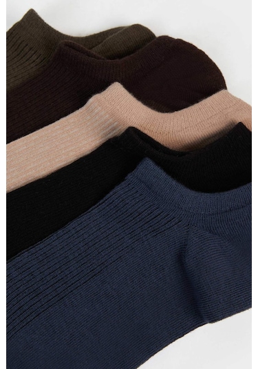 Defacto Erkek 5li Pamuklu Sneaker Çorap F5326axnskr1 Çok Renkli Defacto Erkek 5li Pamuklu Sneaker Çorap F5326axnskr1 Çok Renkli