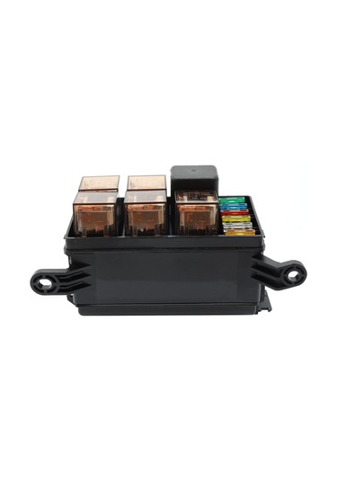 Geeroyoo 6 Slotlı Rölö Ve Sigorta Kutusu - 6 Rölö + 6 Sigorta Yuvası - Evrensel Otomotiv Ve Denizcilik Kullanımı