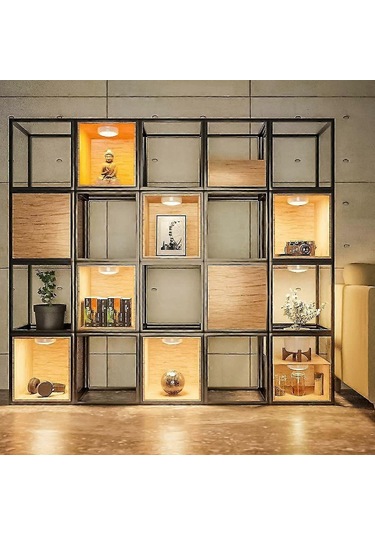 16 Renk Değiştirilebilir Led Disk Aydınlatmalı 6 Adet Gece Lambası Çok Renkli