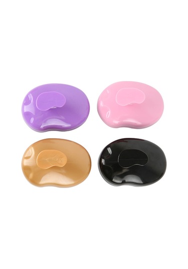 Geeroyoo Saç Bakımı İçin Rahat Tutma Kulplu Silikon Masaj Tarak, Stres Azaltıcı Ve Tüm Saç Tiplerine Uygun, Altın Renk