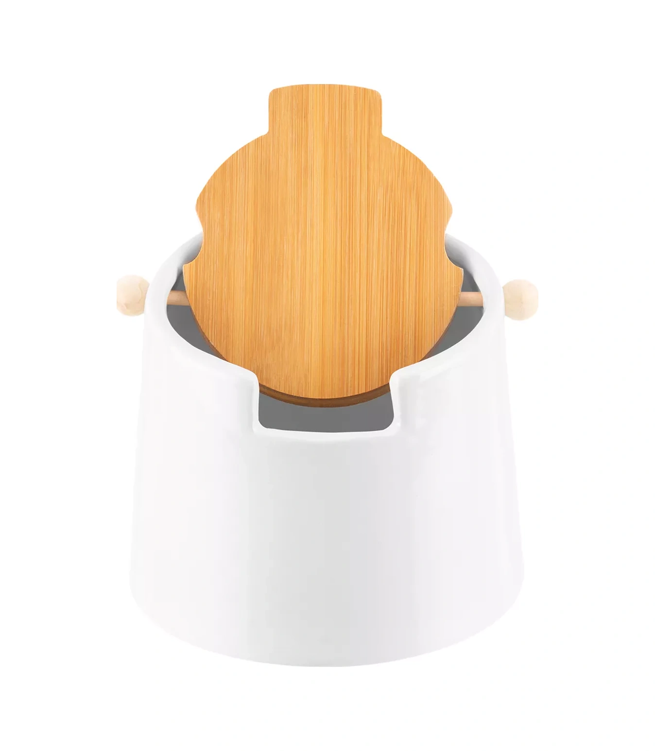 Elan Gallery Şaplak Kap İle Tahıl Saklama Kabı, 700 Ml 212092119 Beyaz