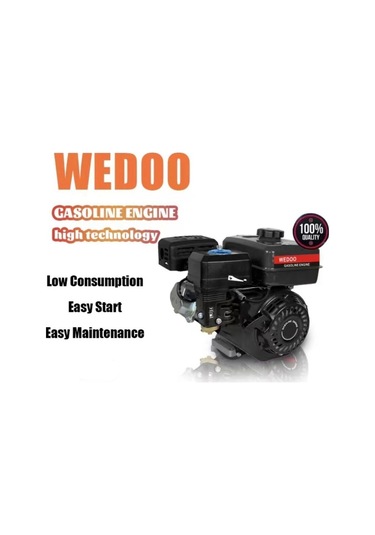 Wedoo Tek Motor 6.5 Hp Benzinli İpli Kamalı