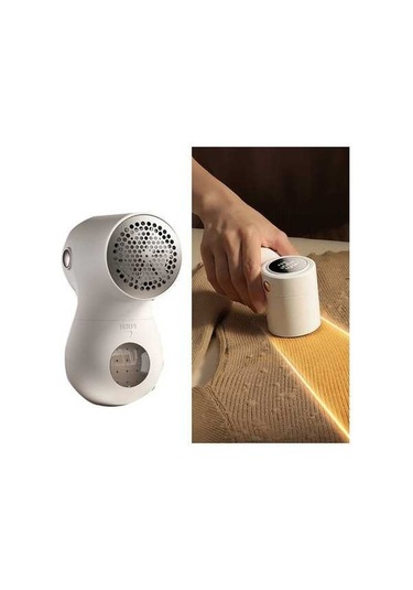 Dancemonkey Joyroom Jr-cy517 Usb Elbise Tüy Düzeltici - Ev Tipi Tüy Temizleme, Bıçak Başlı Beyaz Beyaz