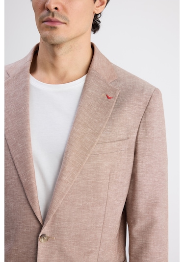 D's Damat Ds Damat Slim Fit Gül Kurusu Düz Kumaş Ceket 6hf044700436m Gk1