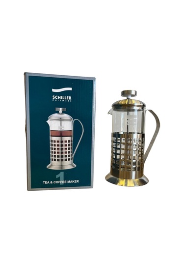 Schiller French Press Metalik Gri
