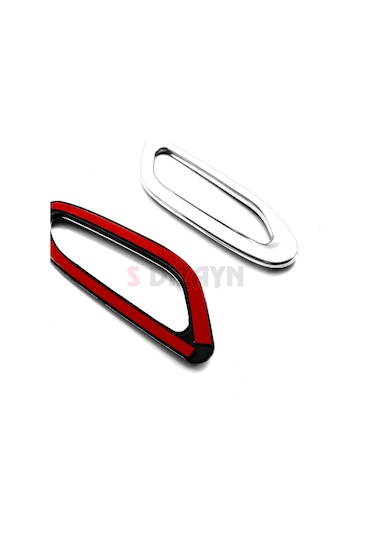 S-dizayn Fiat Egea Parlak Krom Sinyal Çerçevesi 2 Prç. Abs Plastik Dolgulu 2015 Üzeri