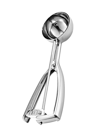 Lüx Paslanmaz Çelik Dondurma Helva Ve Kurabiye Kaşığı 22cm GÜmüş