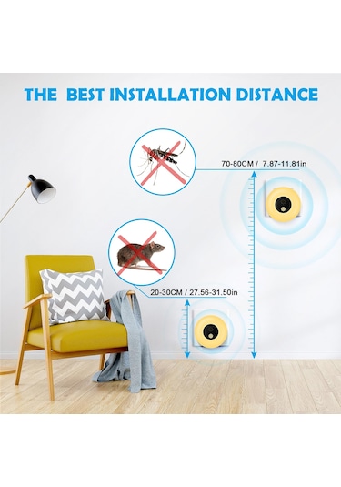 Flintronic 2 Adet Ultrasonik Haşere Kovucu, Ultrasonik Fare