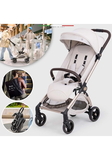 Elele Pilota Premium Kabin Tipi Bebek Arabası Bej