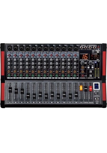 Odo Mx-12m99-3 12 Kanallı 2x340 Watt Anfili Power Mikser