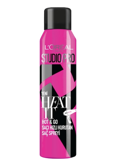 L'Oreal Paris Studio Pro Heat It Hot & Go Saçı Hızlı Kurutan Saç Spreyi 150 ML