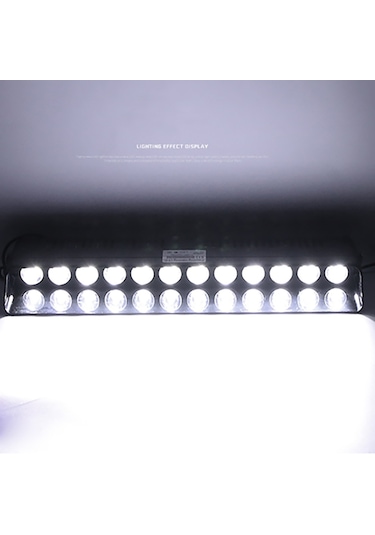 12 Ledli Mavi Kırmızı Çakar 17 Fonksiyonlu Vantuzlu Araç Içi