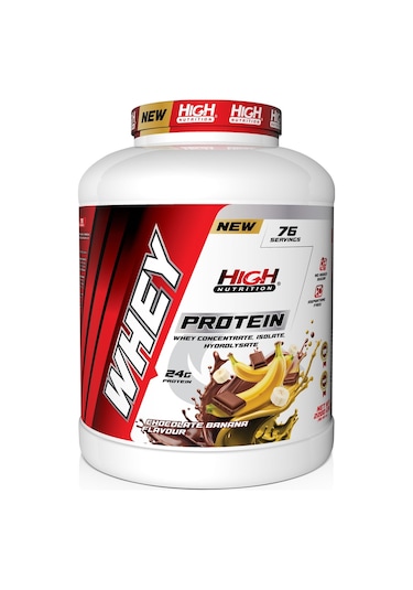 Protein Tozu 2280 Gr Çikolata Muz Aromalı Whey Protein 24 Gram Protein 76 Servis