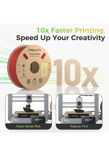 Creality Hyper Pla Kırmızı Filament 1.75mm 1000gr - Urhanshop Yetkili Satış
