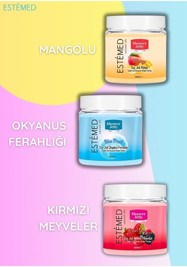 Estemed Duş Jölesi & Shower Jelly Mango 400ml Mango