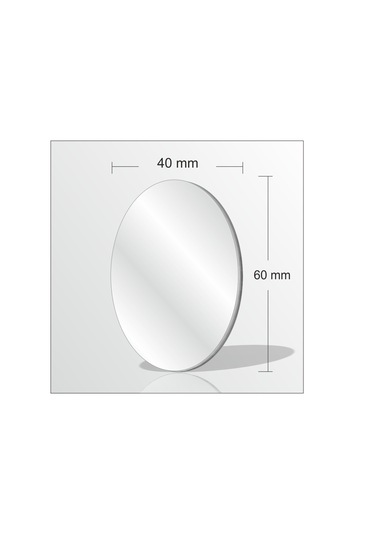 M3 Decorium Arkası Yapışkanlı Kaş Kirpik Yüz Bakım Makyaj Aynası 3 MM