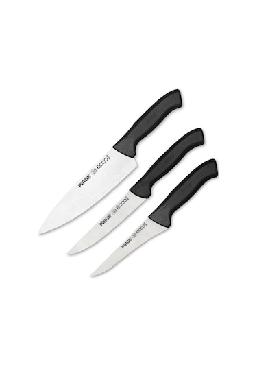 Pirge Ecco 35175 Şef Baba Bıçak Seti Siyah