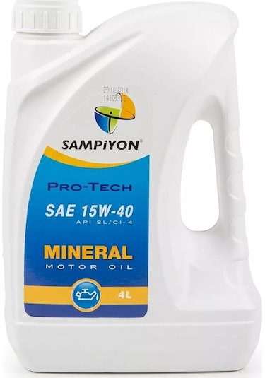 Şampiyon Pro-Tech 15W-40 Mineral Motor Yağı