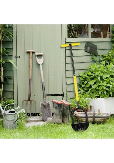 Sones Açık Hava Patio Manuel Kenar Küreği Ev Bahçe Çim Kenar Aracı, Stil: Keskin V Kenar