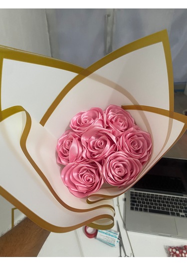 7'li Solmayan Gül Pembe Pembe Gül