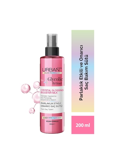 Glycolic Retinol Parlaklık Etkili Onarıcı Saç Bakım Sütü-200ml