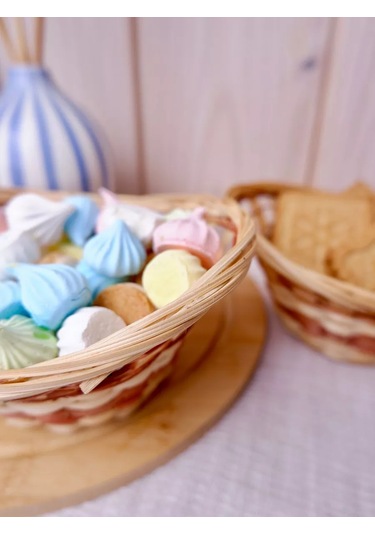 Nika&shop Örgü Sepeti 2'si 1 Arada 229989792 Kahverengi