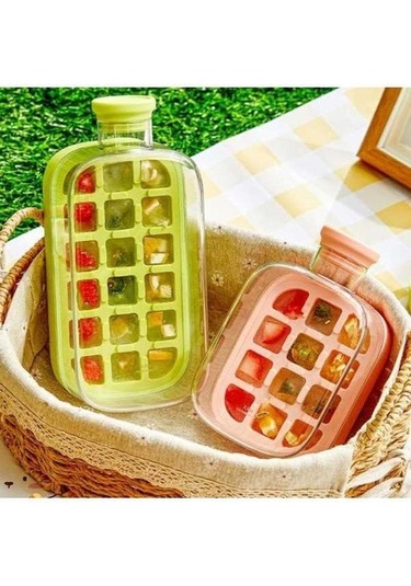 Pazly 45660 Hava Fritözü Buz Kalıbı, Mıknatıs Toka, Hızlı Çıkarma, Beyaz Beyaz