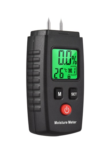 Lepmerk Mini Dijital Ahşap Nem Ölçer, Yakacak Odun İçin Nem
