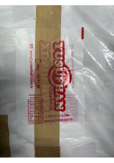 Yusufhan Çiğköfte 2,5 Kg Dürüm Jelatini