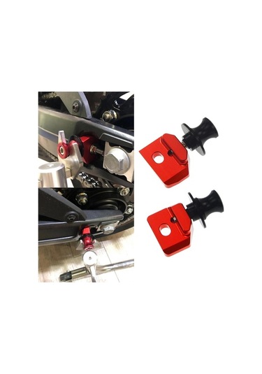 Ganzhoushop Zincir Vidalı Suntek Slider Rocker Reel Kırmızı Için Honda Cbr650r Cb650r 2x 14-19 Jg Kırmızı
