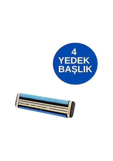 Man's Triflex 3 Bıçaklı Sistem Tıraş Bıçağı + Yedek Başlık 4'lü