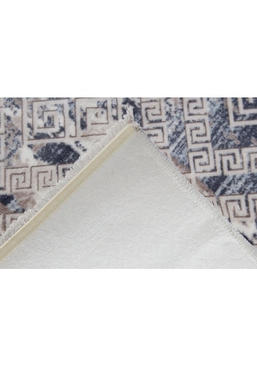 Aksu Kaymaz Taban Halı Püsküllü 120X180 Lois Mavi