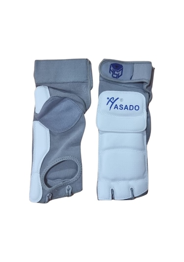 Haşado Topuk Destekli Üç Parmaklı Taekwondo Ayaküstü Koruyucu Takım Beyaz