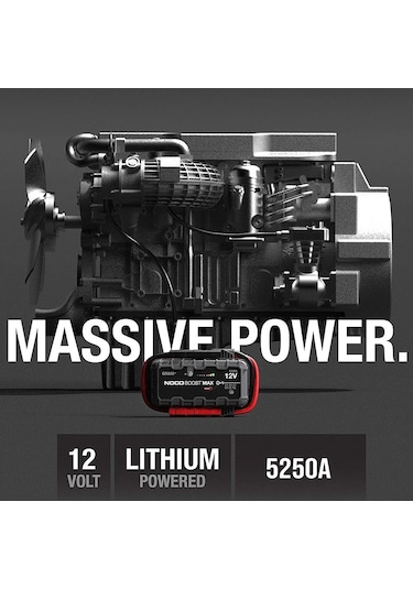 Noco Genius Gb250 12V 5250Amp Ultrasafe Lityum Akü Takviye + Powe