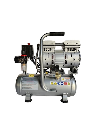 Hyundai HM506S Hava Kompresörü Sessiz & Yağsız 550W 6 L