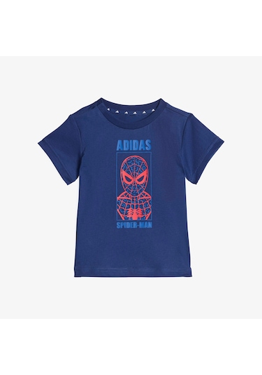 Adidas Marvel Set Çocuk Mavi Şort Takım Jz7676 Mavi