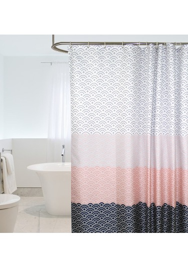 Kancalı Renkli Duş Perdesi, 180x200 Cm Duş Perdeleri, Küf Önleyici Banyo Perdesi Polyester Kumaş Yıkanabilir Diğer