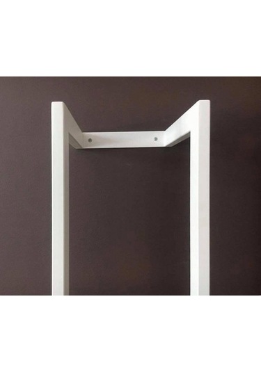 Banyo İçin Raf Metal Havluluk Banyo Aksesuarı Beyaz