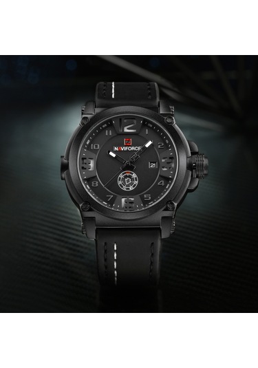 Erkek Saat Kuvars Hareketi Tarih Hafta Göstergesi İş Rahat Kol Saati Beyaz Diğer