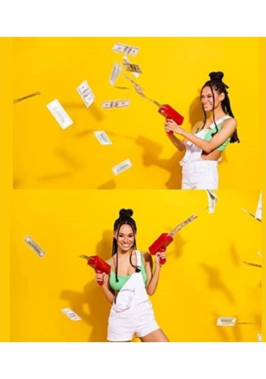 Vıp Otomatik Para Fırlatma Tabancası Yılbaşı Oyunları Yılbaşı Parti Malzemeleri Eğlenceli Tabanca