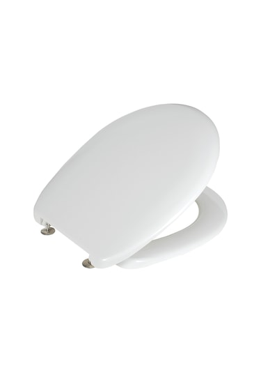 Tema 41111 Duroplast Troy - Alttan Krom Menteşeli Klozet Kapağı