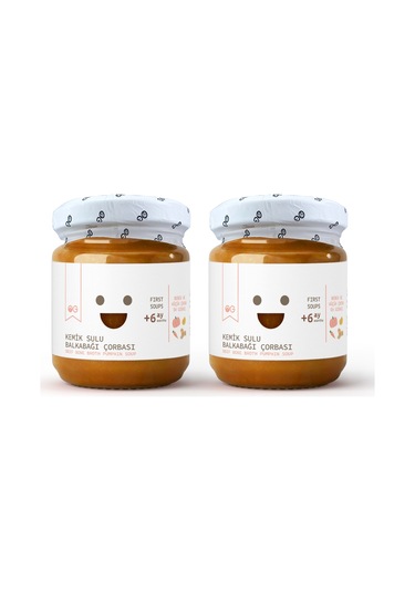 2'li Kemik Sulu Balkabağı Çorbası 200g +6 Ay