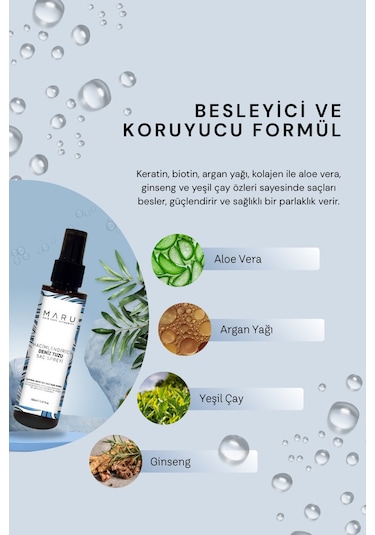Maru Hacim Veren Deniz Tuzu Saç Saç Sprey 150 ML