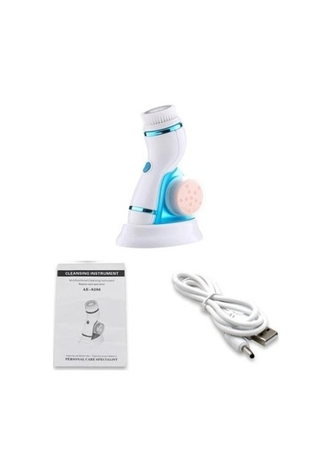 Elektrikli Yüz Temizleme Yüz Dönen Temizleme Fırçası Silikon Usb Yüz Temizleme Fırça Cilt Bakımı Makinesi Fırça Temizleyici Ev Kullanımı Güzellik Cihazları 1rb5bx Beyaz